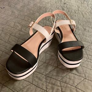 Kate spade platform sandals 8